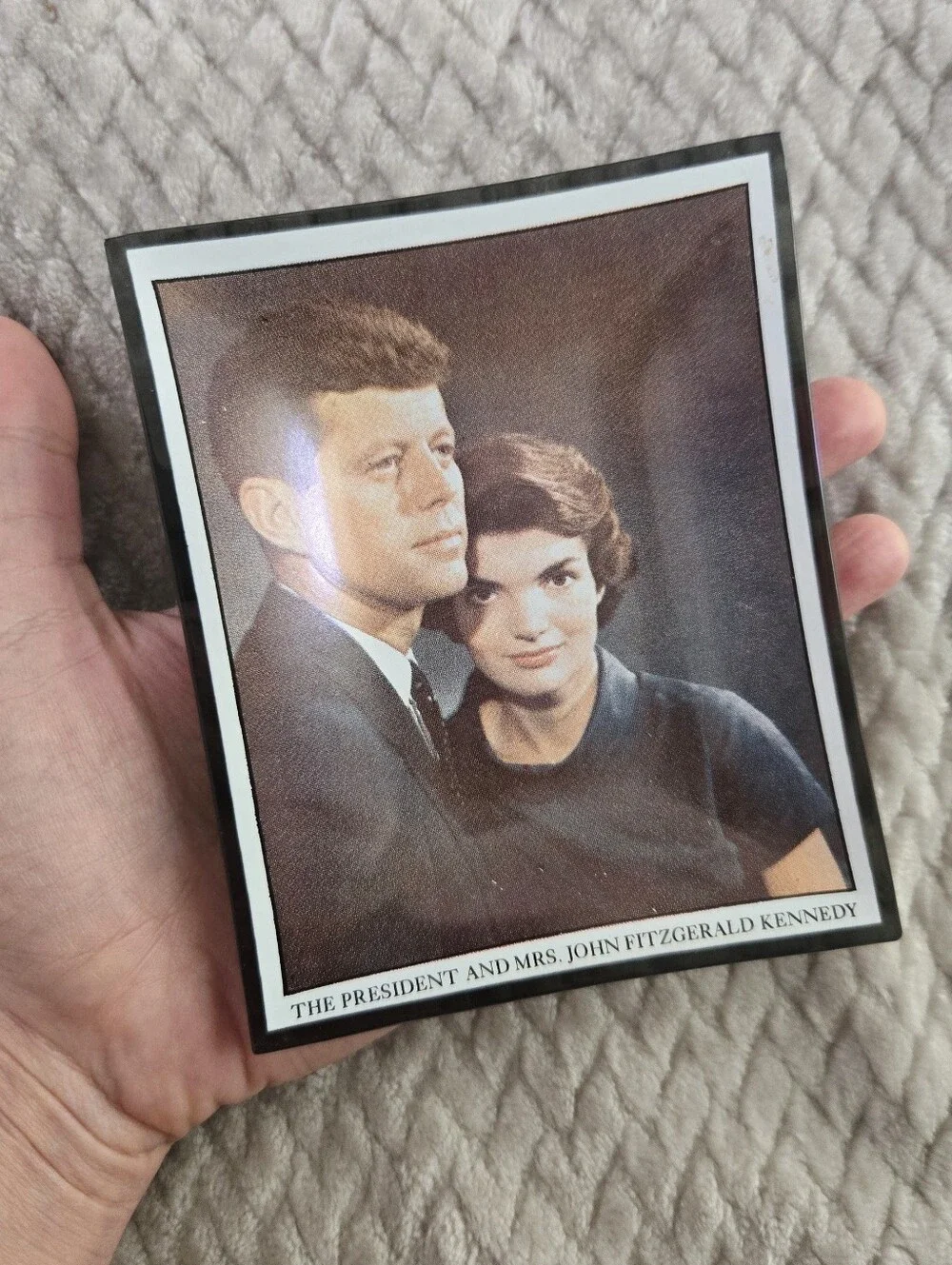 Vintage Tiny Kennedy JFK Trinket Ring Dish – Decorative Catchall Tray